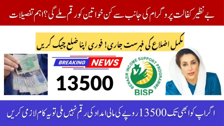 Final BISP 8171 Payment Beneficiaries October 2025 List Published for All Districts