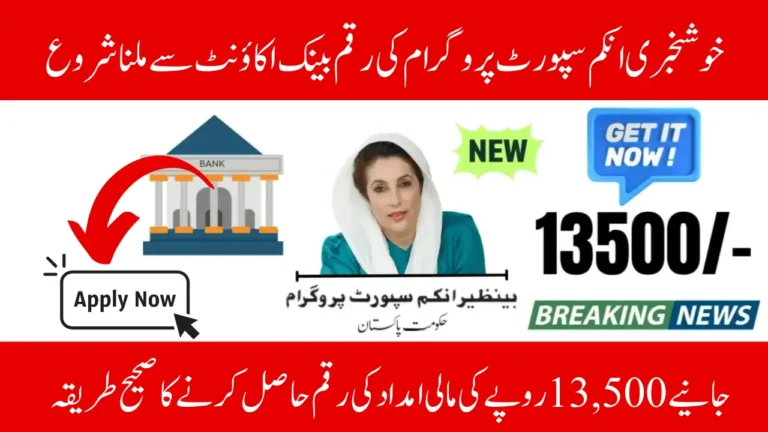 BISP Payment Centre And ATM Procedure 2025 To Receive 1300 September Payment