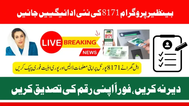 Discover BISP 8171 Payment Status Check Online Access for New Payments