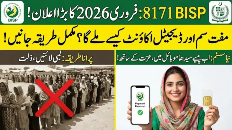 BISP 8171 Phase 2 February 2026 Registration and Digital Wallet Account Opening Process
