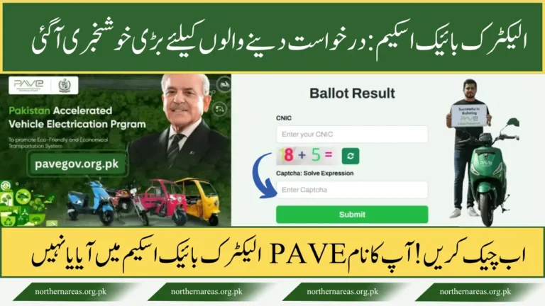 PAVE Electric Bike Scheme: 40,000 Winners Announced - How to Check Your CNIC Result and Next Steps