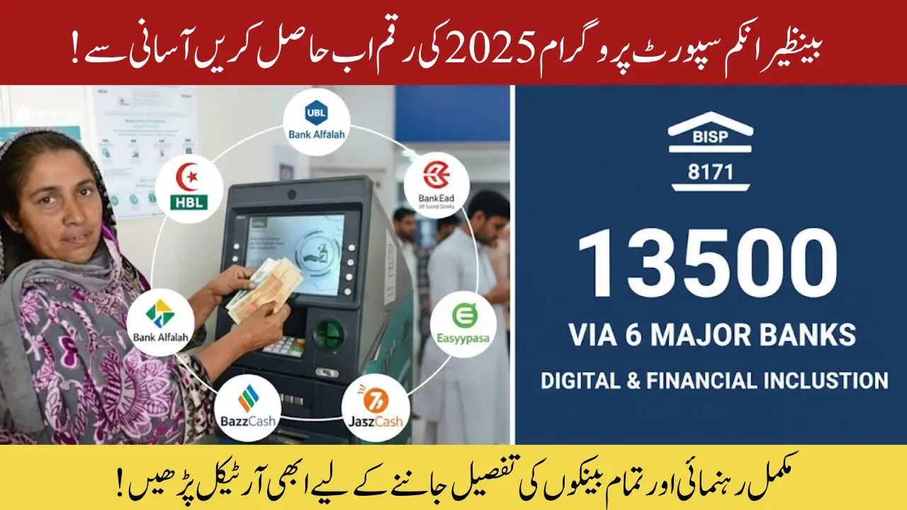 Withdraw BISP 2025 Assistance Easily Through 6 Banks - Provide a Detailed Summary