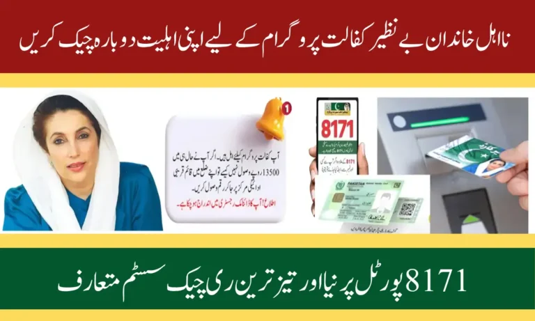 BISP 8171 Portal Recheck Eligibility 2025: Insight Unlock for Quick CNIC Check