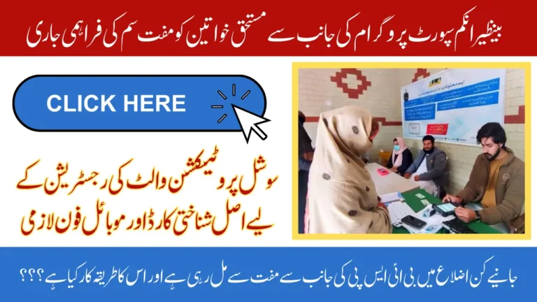 BISP Free SIM Distribution Full Step-by-Step Process for Eligible Women in 2025