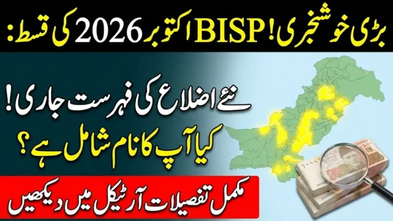 BISP October 2026 Installment: New Districts Added, Eligibility and Payment Method