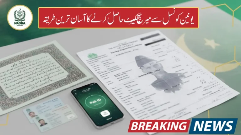 Easy Method to Obtain Marriage Certificate from Union Council | Complete NADRA-Verified Procedure