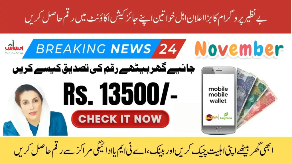 Ehsaas Program 8171 Payment Eligibility Check for November 2025 - Verify Your Status and Get Your Cash Easily