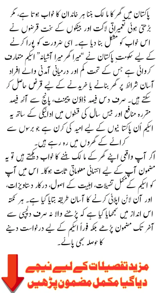Mara Ghar Mara Ashyana Online Apply 2025: Step-by-Step Home Loan Guide for Pakistanis