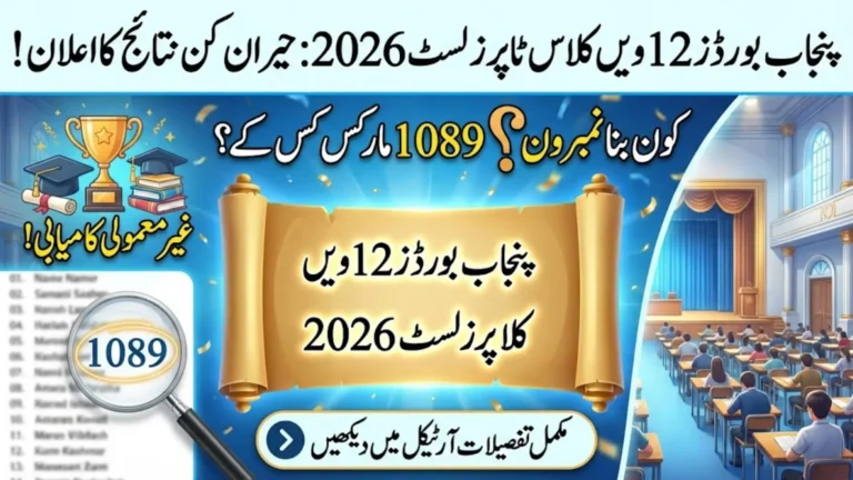 Punjab Boards 12th Class Toppers List 2026: Full Board-wise Ranking & Marks Revealed