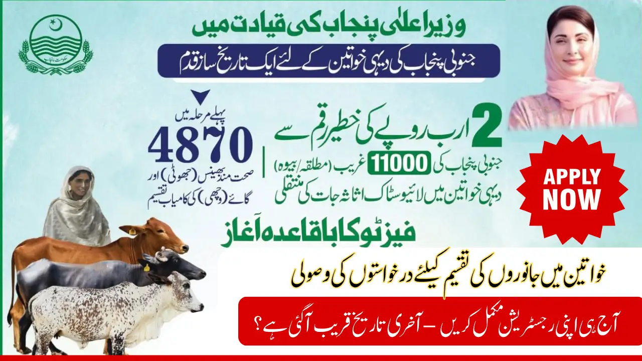 Punjab Livestock Program Phase 2 Applications Are Open for Rural Women Until 25 Nov 2025 Know Step-By-Step Method
