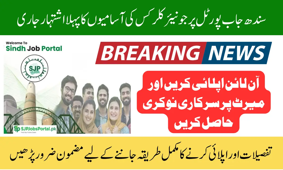 How to Win a Sindh Job Portal Junior Clerk Position in 2025: Step-by-Step Application, Screening Test Tips & Transparency Checklist