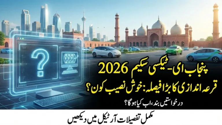 Punjab e-Taxi Scheme 2026: How the Lucky Winners Will Be Selected via Computerized Draw