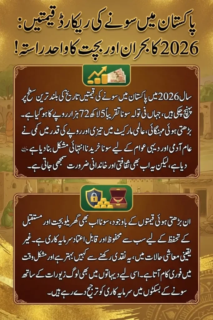 Gold Prices in Pakistan 2026 Cross Historic Levels Rates, Trends and What It Means for Buyers