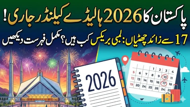 Pakistan 2026 Holiday Calendar Explained: A Complete Planning Guide for the Year Ahead
