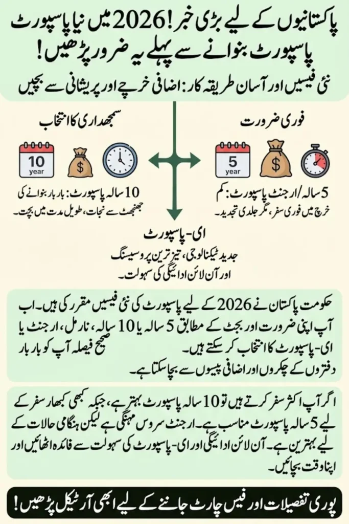 Pakistan Passport Fees and Application Guide 2026: Complete Overview for All Services