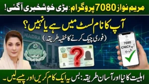 7080 Maryam Nawaz Check Online 2026 Complete CNIC Verification Method