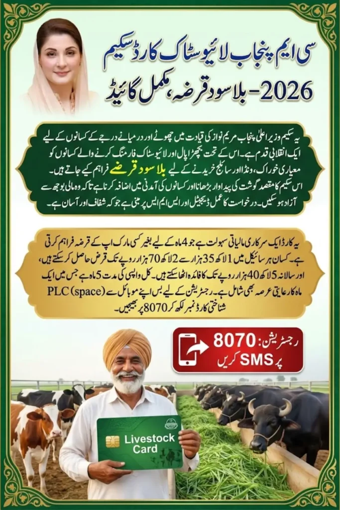 CM Punjab Livestock Card Scheme 2026 Complete Guide for Interest-Free Livestock Loan in Punjab