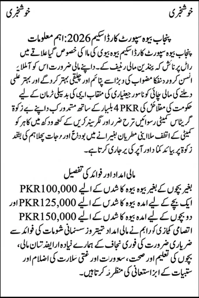 Punjab Widow Support Card Scheme 2026: Comprehensive Guide for Eligible Women