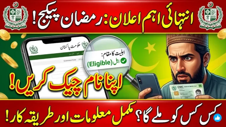 Government Ramzan Assistance Plan 2026 Eligibility and Registration Explained
